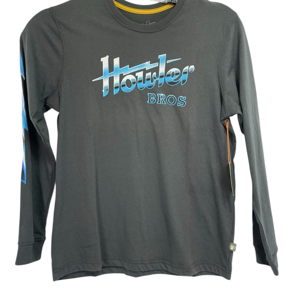 Howler Brothers Black Cotton-Polyester Blend‎ Shirt